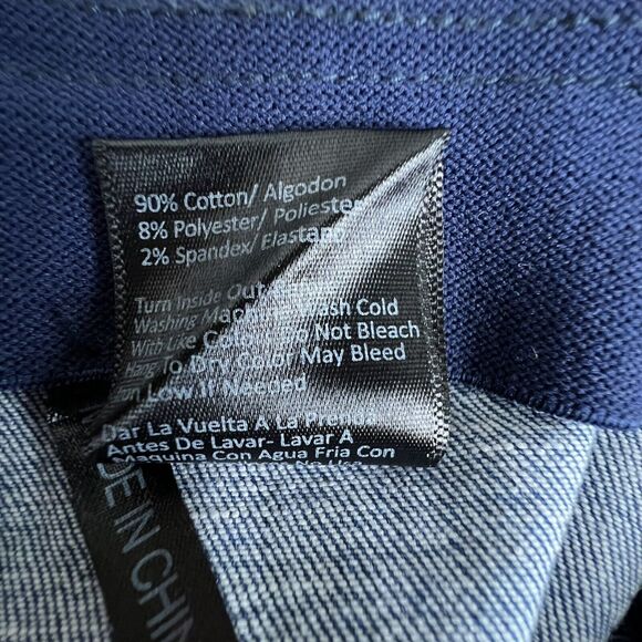 Risen Jeans Womens High Rise Distressed Frayed Hem Pull On Flare Jeans Large - Picture 10 of 10